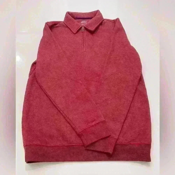 Men’s Croft and Barrow 1/4 zip Sweater - Picture 1 of 3